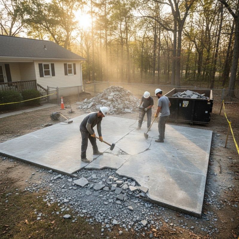 Sidewalk Demolition in Bergen County, NJ